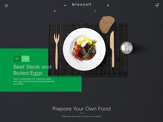 Broccoli餐饮网站