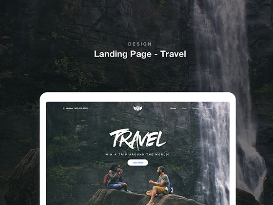 Landing Page - Travel