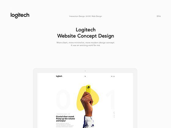 Logitech网页设计
