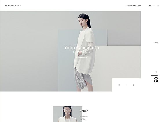 ØHLIN 服饰网站设计