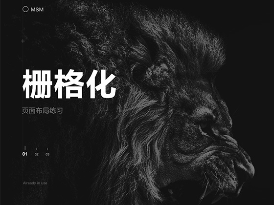 一些栅格化页面设计
