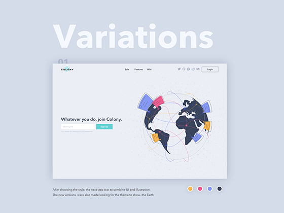 Colony Website Design