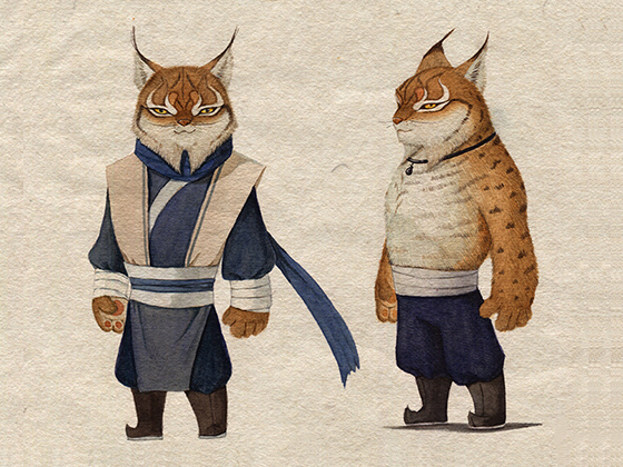 水獭武侠系列人设