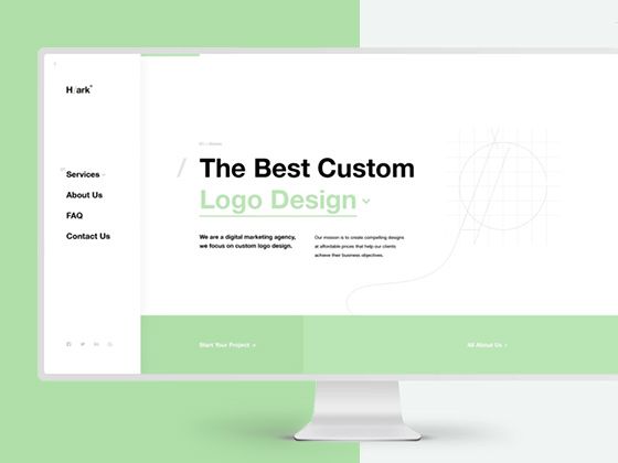 Hlark Agency Website