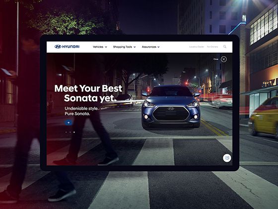 Hyundai website UX experiments