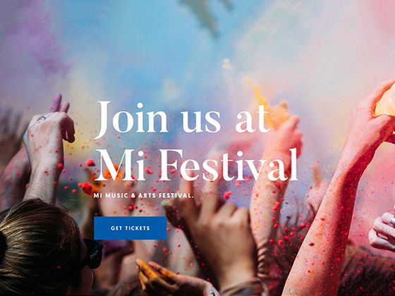 MI Festival - Free PSD Templat