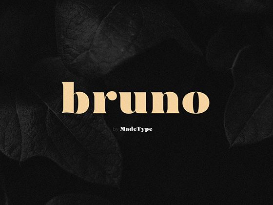 MADE Bruno | Font