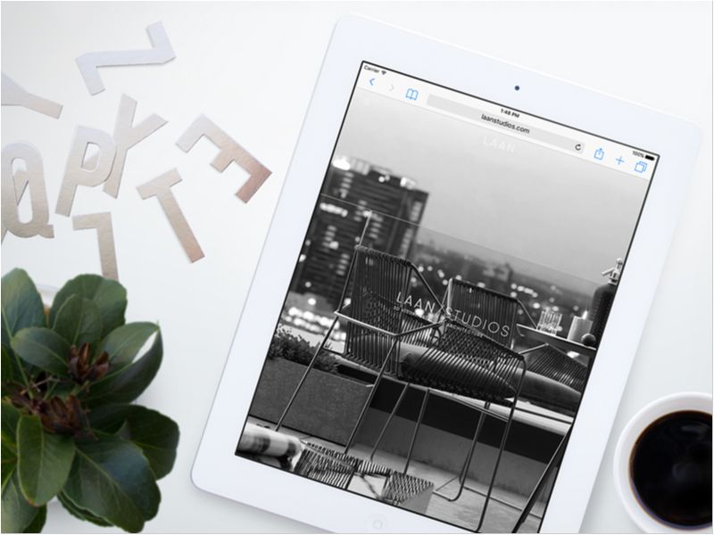 LAAN Studio - website