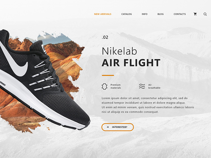 Nike - Online Store Concept