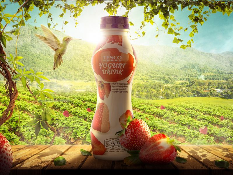 【视觉合成】Tesco商业海报