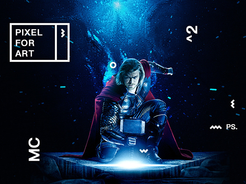 【视觉创意】 The Pixel for art