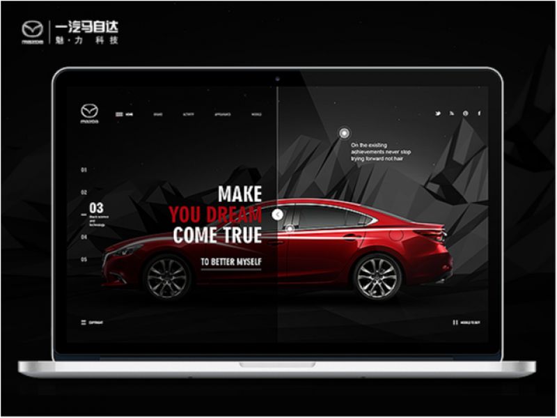 一汽马自达Faw Mazda/企业/网站/交互