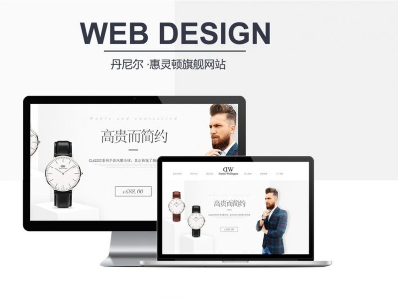两个简约首页