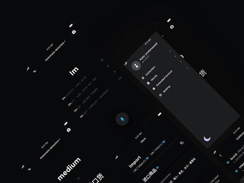 Translator app design