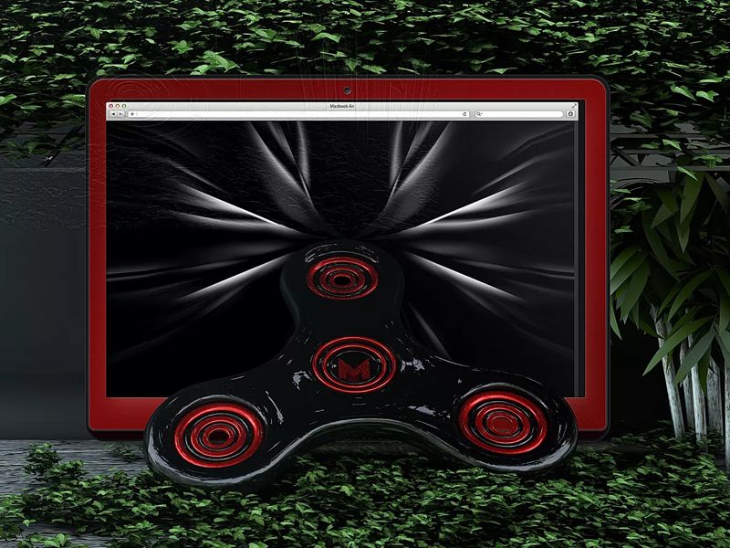 C4D建模 指尖陀螺