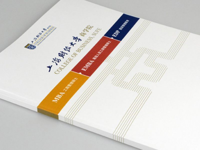 黄远海设计作品：财经大学商学院画册设计