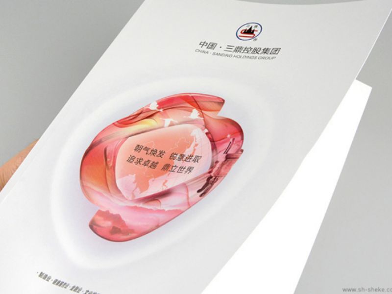 #黄远海符号创意#案例：三鼎集团企业画册设计