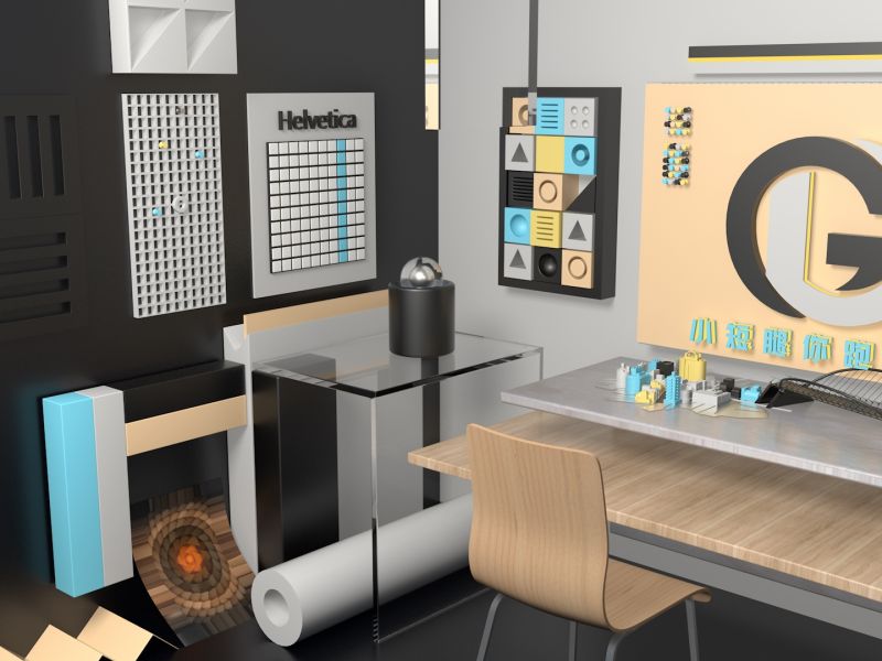 C4D-电商海报