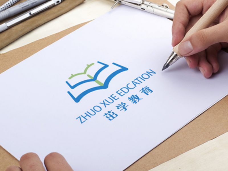 #黄远海符号创意#案例：茁学教育品牌logo符号设计