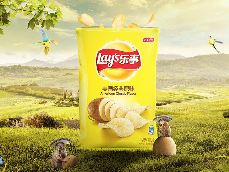 薯片创意视觉合成
