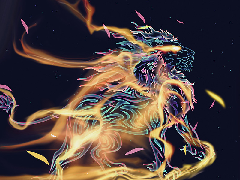 星计划——星座系列光效插画（不作商业用途）