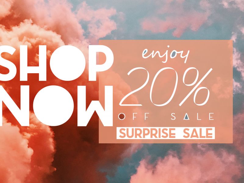 珊瑚橙促销banner