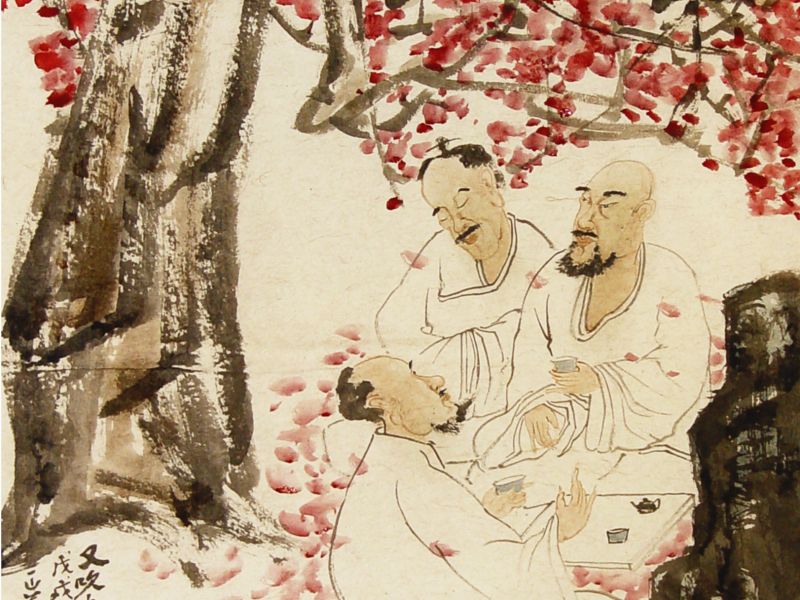 水墨丹青，栩栩如生。浓墨重彩，山清水秀。